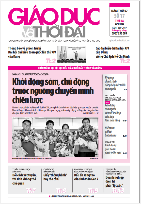 Tin tức báo in 20/1: Đổi cách xét tuyển, thí sinh không thể chủ quan