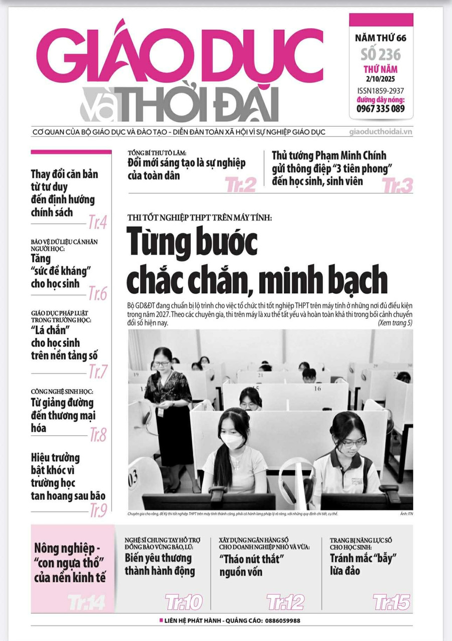 Tin tức báo in 2/10: Tăng 'sức đề kháng' cho học sinh