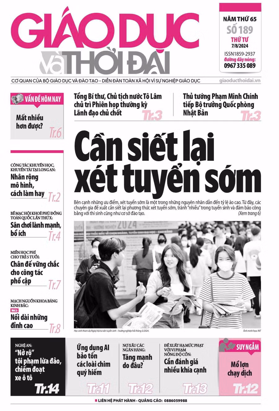 Tin tức báo in 7/8: Trẻ mầm non được miễn học phí - sẻ chia gánh nặng