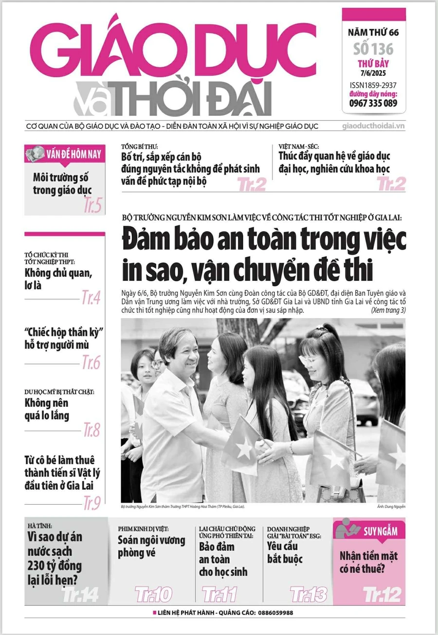 Tin tức báo in 7/6: 'Xương sống' cho chuyển đổi số
