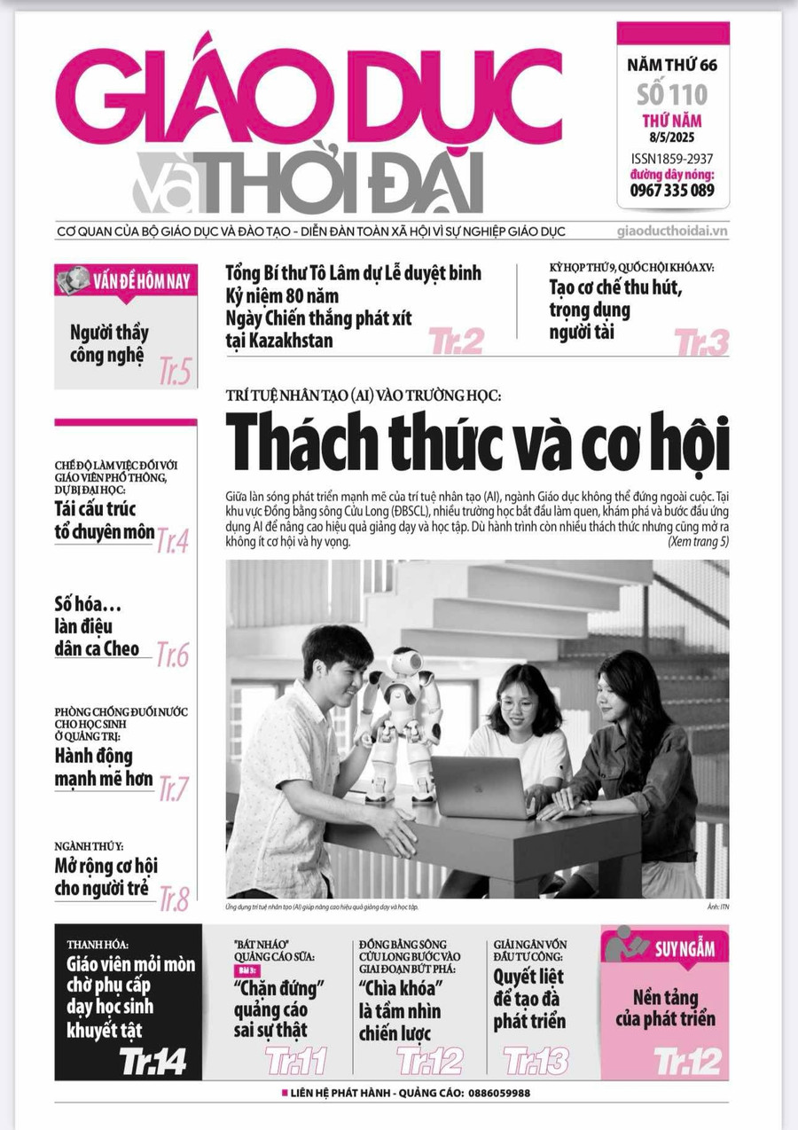 Tin tức báo in 8/5: Tạo cơ chế thu hút, trọng dụng người tài