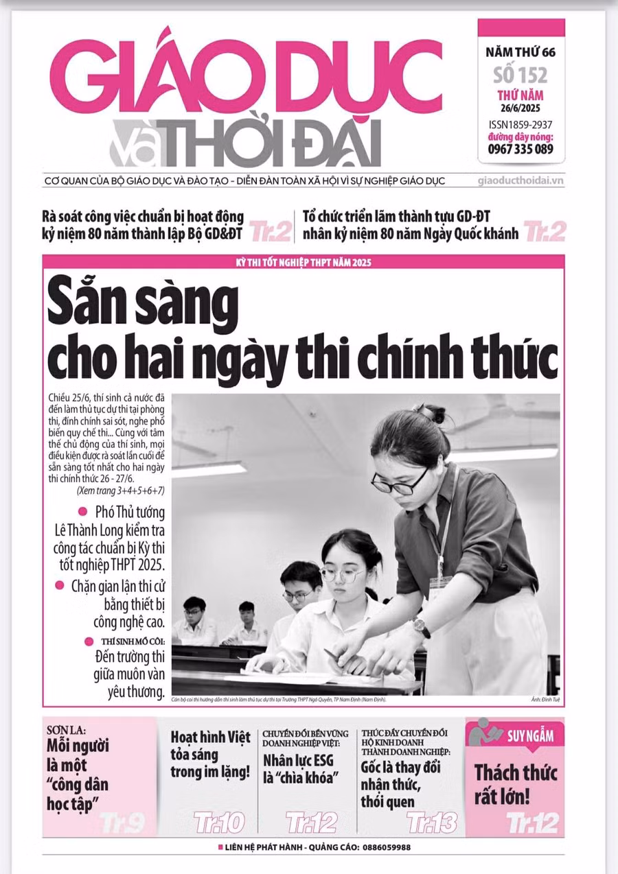 Tin tức báo in 26/6: Sẵn sàng cho hai ngày thi chính thức