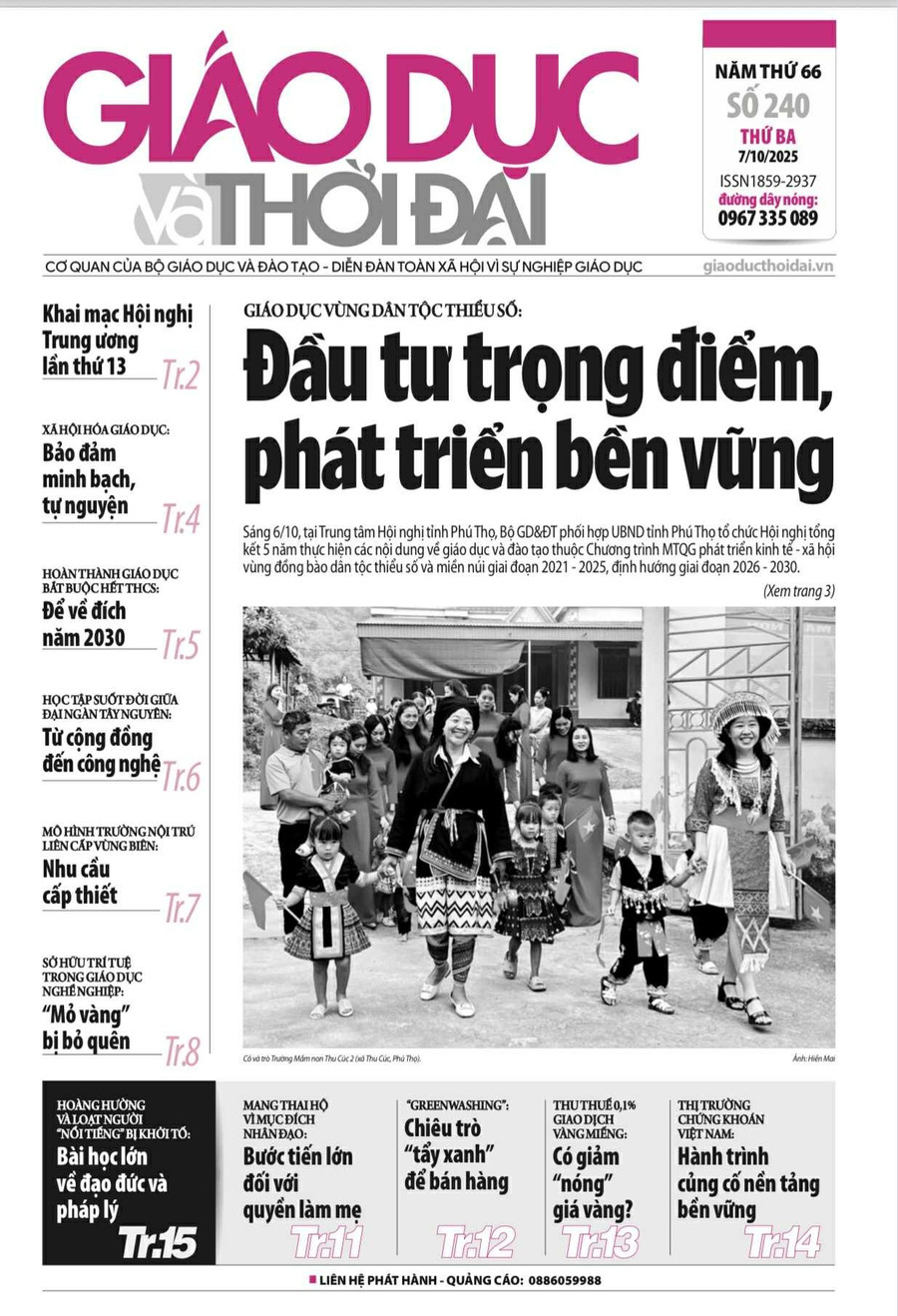 Tin tức báo in 7/10: Bảo đảm minh bạch, tự nguyện trong xã hội hóa giáo dục