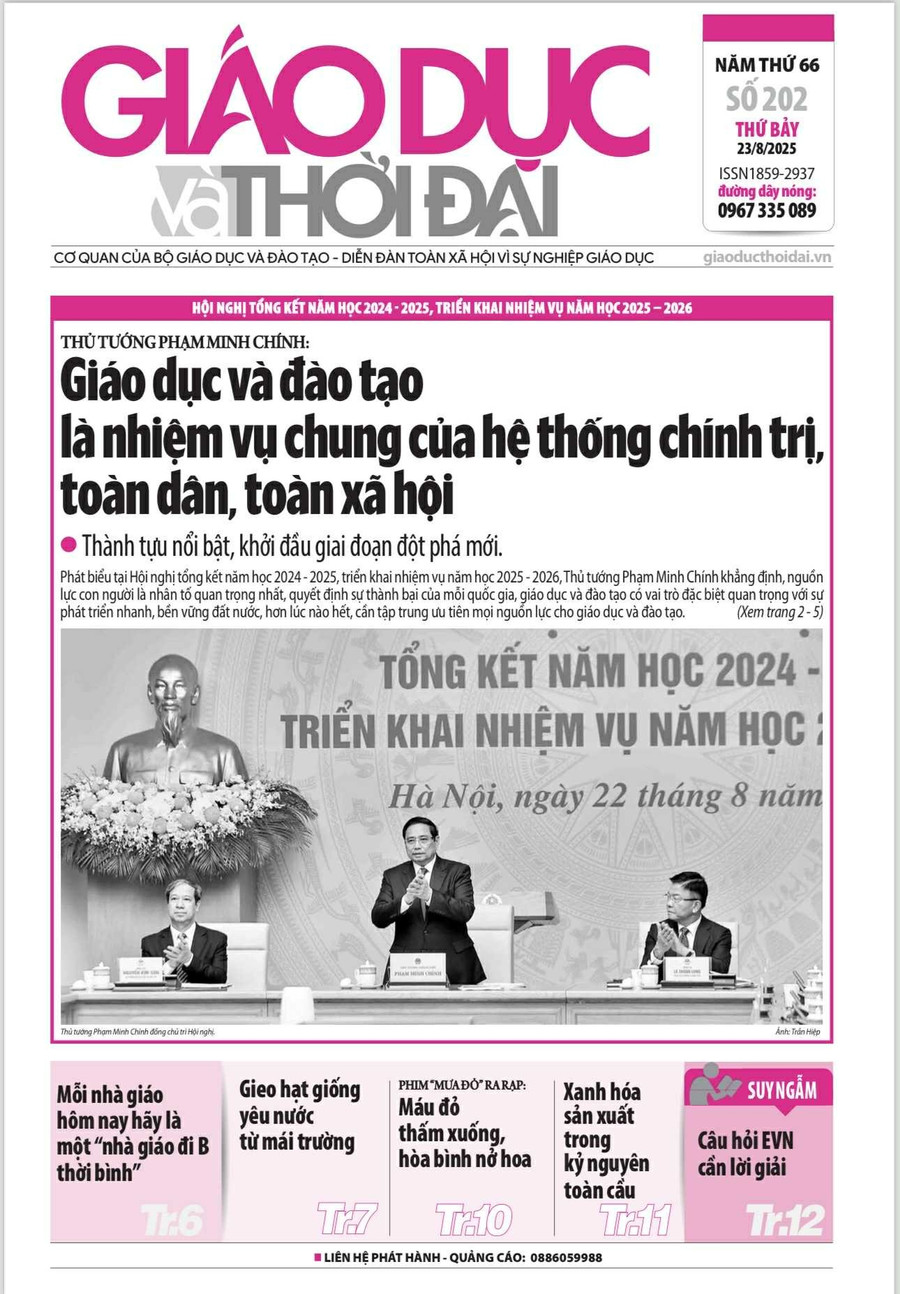 Tin tức báo in 23/8: Gieo hạt giống yêu nước từ mái trường