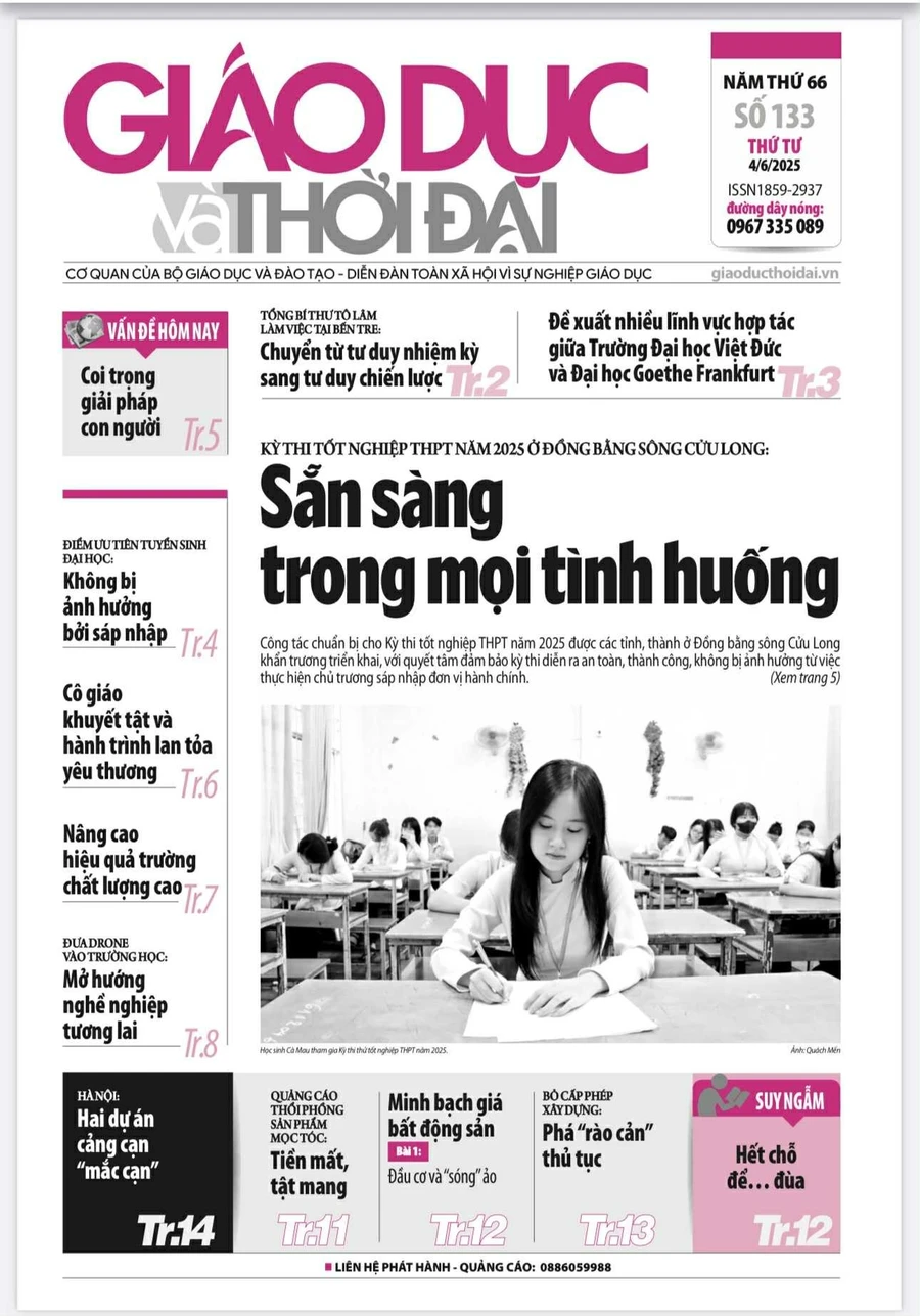 Tin tức báo in 4/6: Cộng điểm ưu tiên có bị ảnh hưởng bởi sáp nhập?