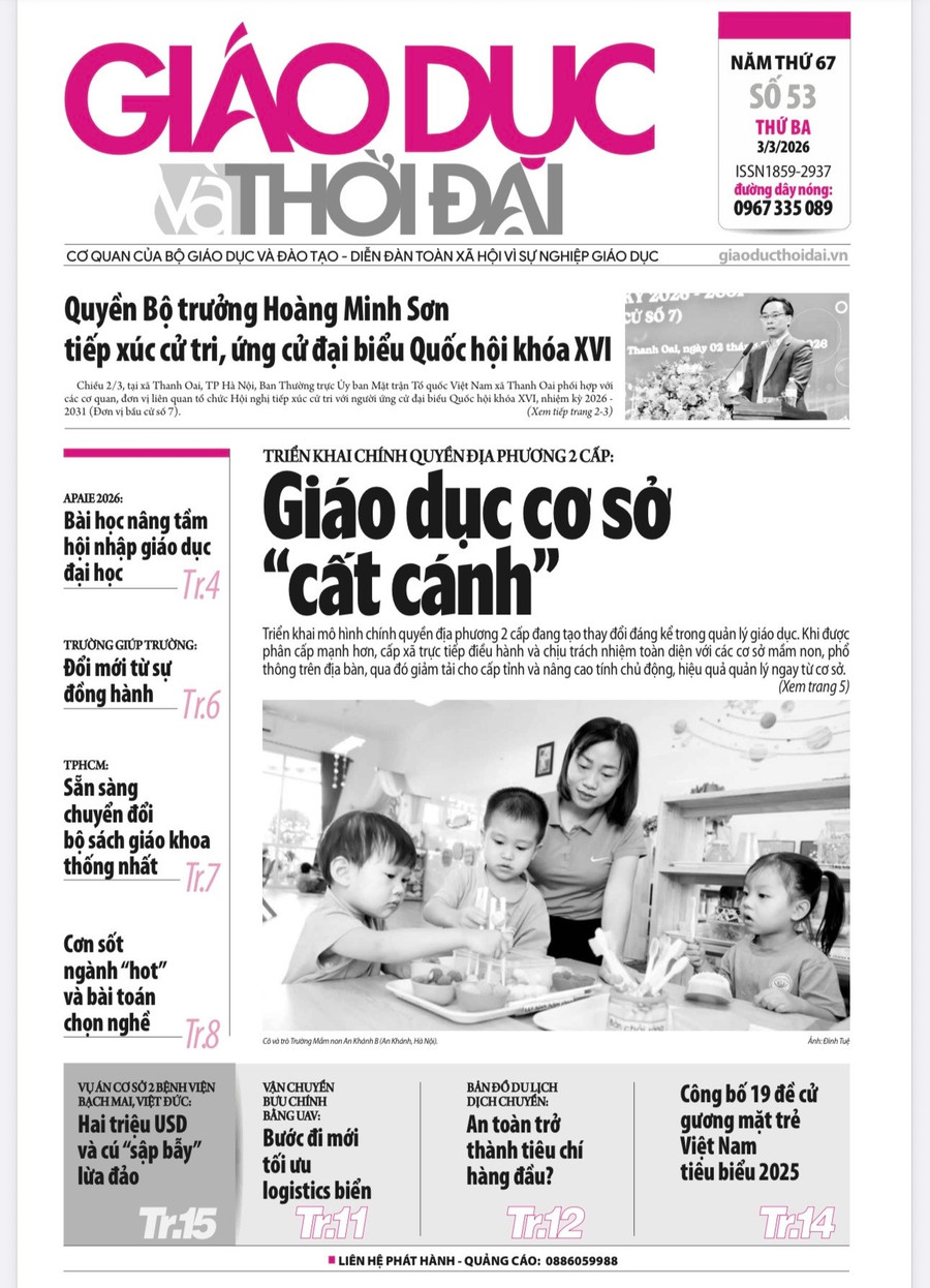 Tin tức báo in 3/3: Bài học nâng tầm hội nhập giáo dục đại học