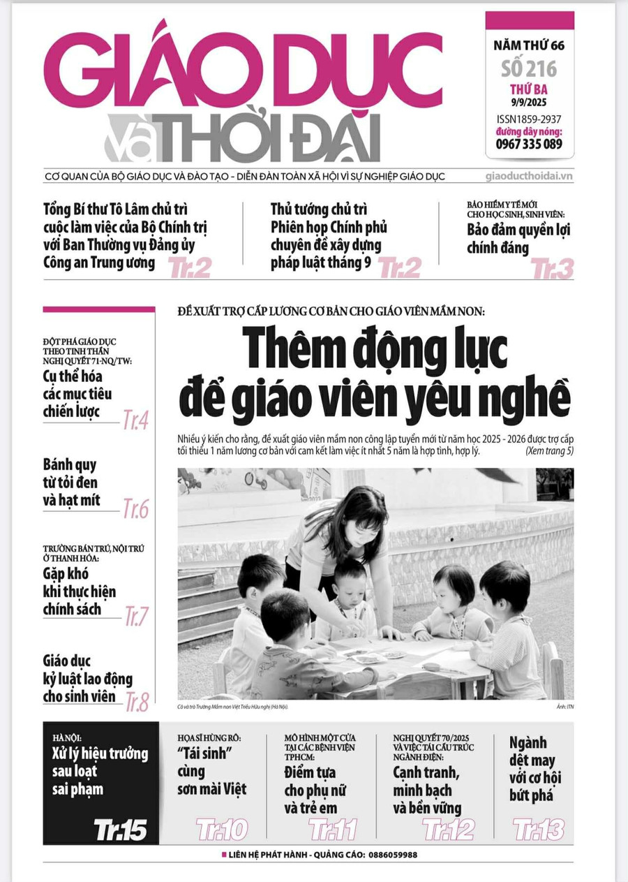Tin tức báo in 9/9: Cụ thể hóa các mục tiêu chiến lược của Nghị quyết 71-NQ/TW