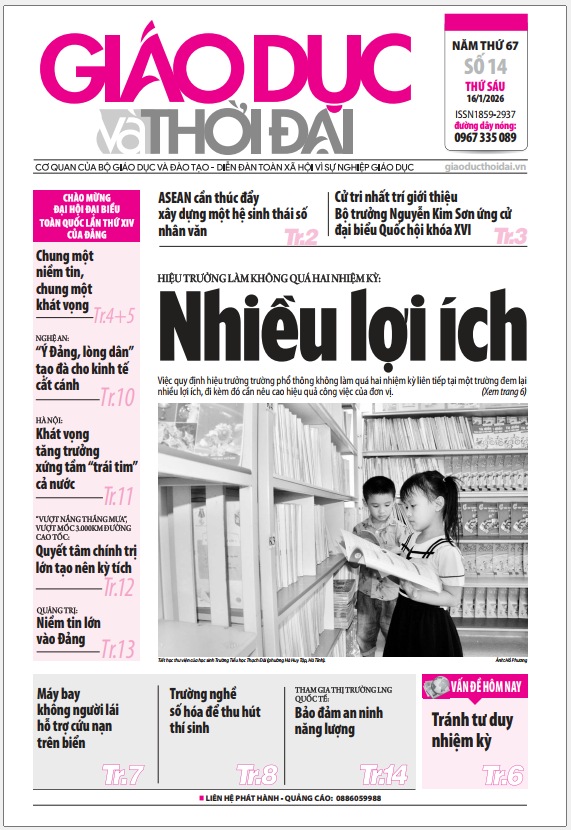 Tin tức báo in 16/1: Chung một niềm tin, chung một khát vọng