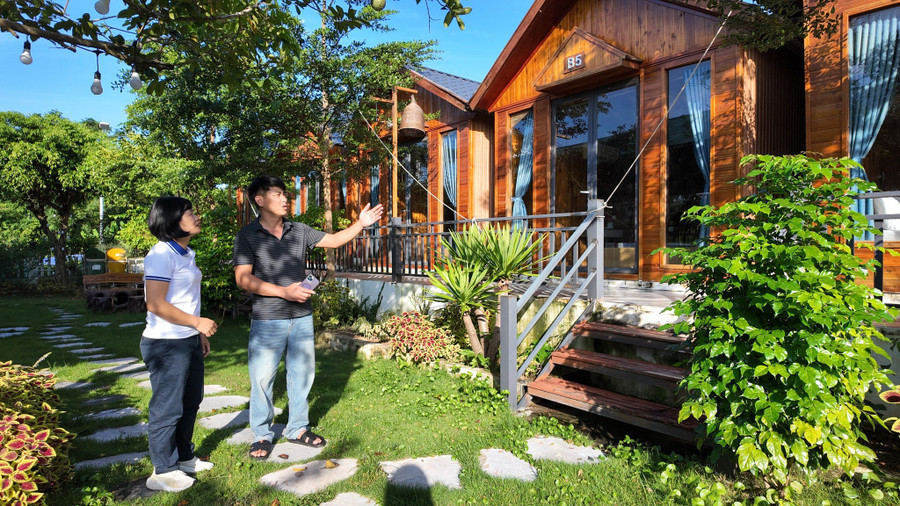 Mô hình homestay của gia đình anh Thành.
