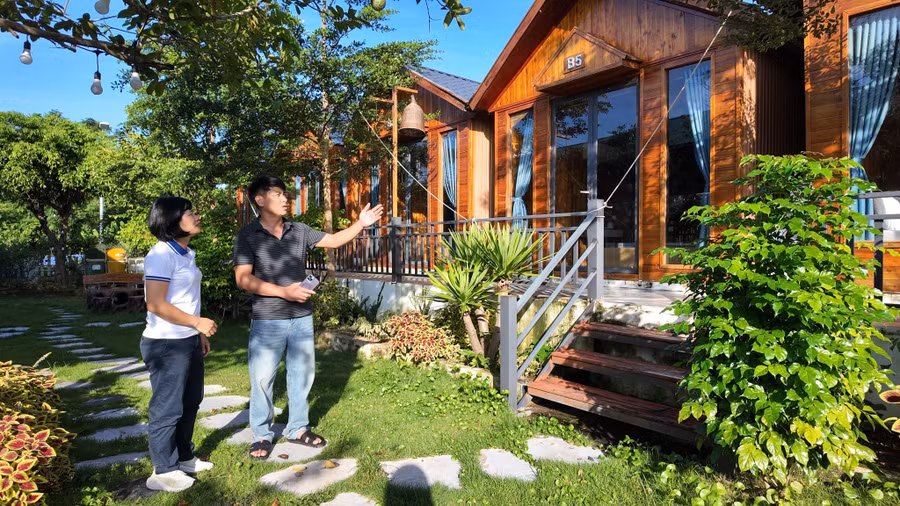 Mô hình homestay của gia đình anh Thành.