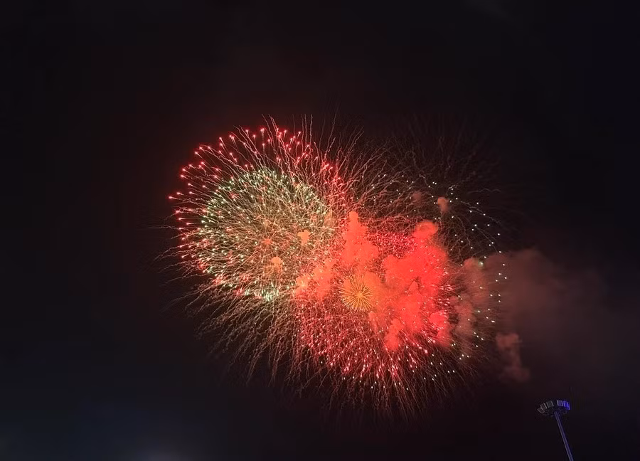 Quảng Ninh tổ chức bắn pháo hoa. Ảnh minh họa.