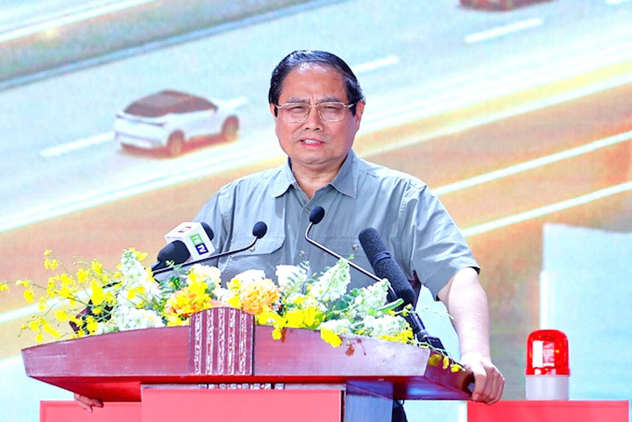 Thủ tướng Phạm Minh Chính phát biểu tại lễ khởi công. anh-1289.jpg