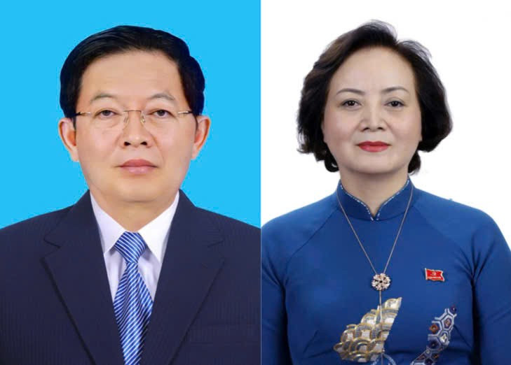 Tân Phó Thủ tướng Hồ Quốc Dũng và Phạm Thị Thanh Trà.