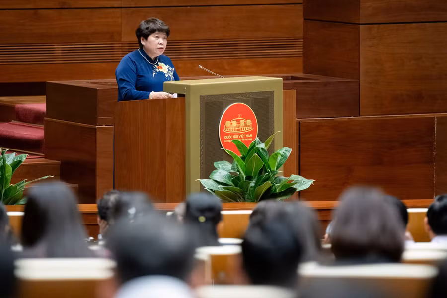 Chủ nhiệm Ủy ban Xã hội Nguyễn Thúy Anh.