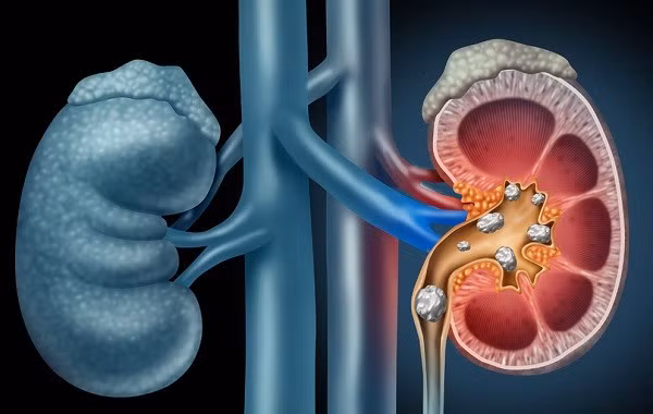 Chủ quan khi bị sỏi thận, nhiều người đã phải cắt một bên thận. Ảnh minh họa.