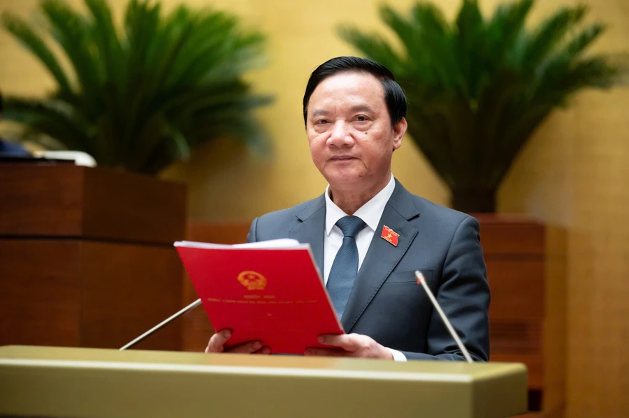 Phó Chủ tịch Quốc hội Nguyễn Khắc Định.