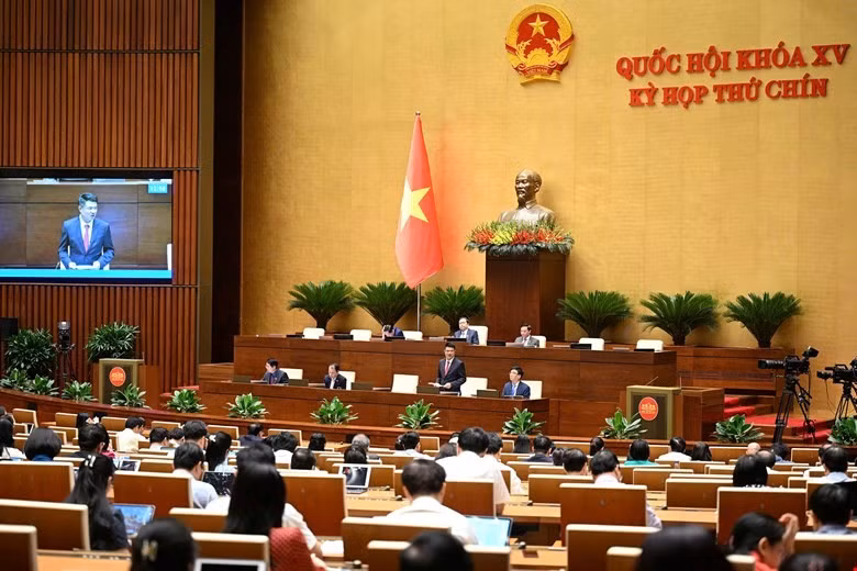 Toàn cảnh phiên họp chiều 27/5.