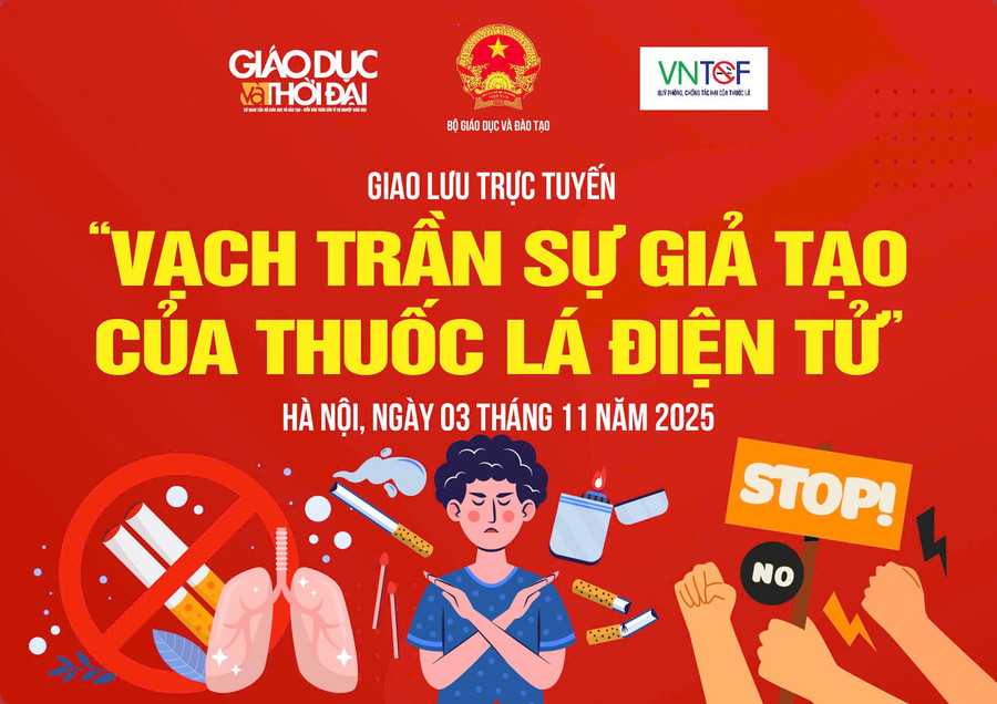 Giao lưu trực tuyến: 'Vạch trần sự giả tạo của thuốc lá điện tử' 