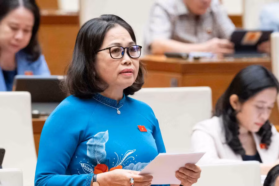 Đại biểu Nguyễn Thị Yến (Đoàn ĐBQH tỉnh Bà Rịa - Vũng Tàu). 