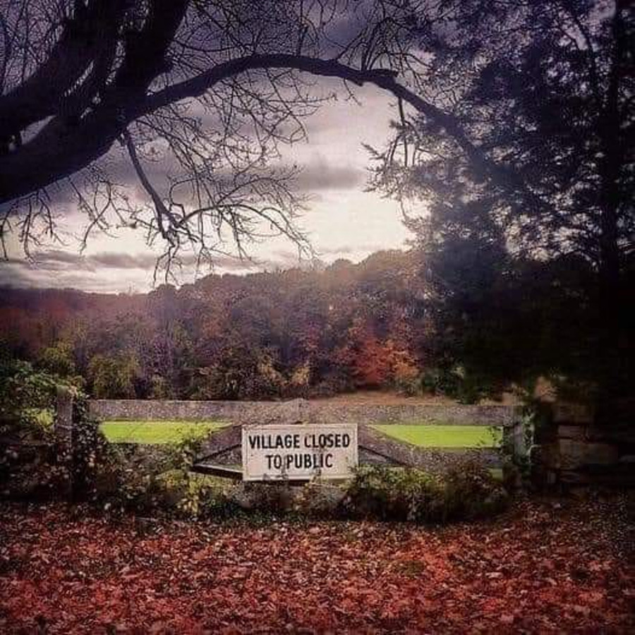 Làng Dudleytown hoang tàn nhuốm màu huyền bí.