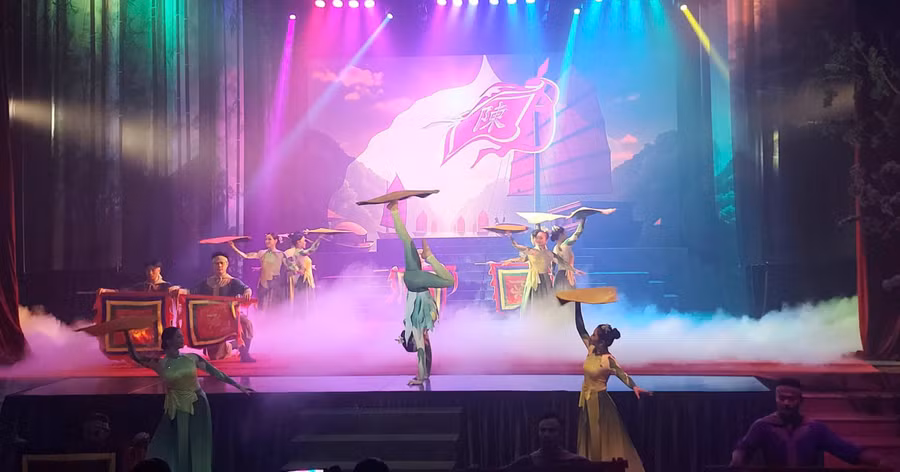 Vở xiếc 'Lời của tre' nằm trong chuỗi chương trình biểu diễn định kỳ trong năm 2026 tại Trung tâm Nghệ thuật Giải trí IONAH. Ảnh: Bình Thạnh.