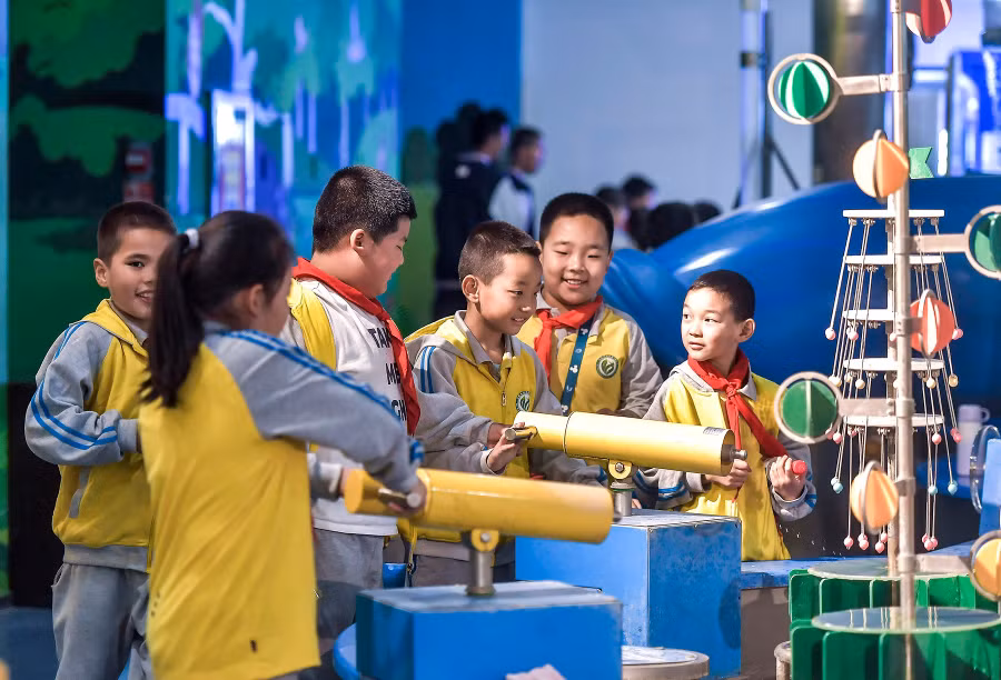 Học sinh Trung Quốc có nhiều thời gian nghỉ ngơi.