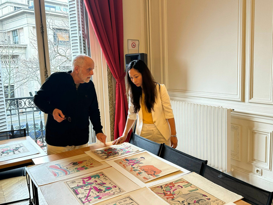 Ông Marcus Durand - con trai học giả Maurice Durand và TS Nguyễn Thị Hiệp.