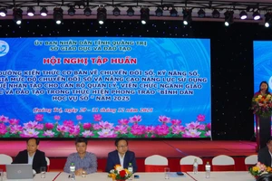 Ngành Giáo dục Quảng Trị chủ động nâng cao năng lực số