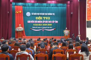 Sở GD&ĐT Quảng Trị khai mạc Hội thi giáo viên chủ nhiệm (GVCN) lớp giỏi THCS cấp tỉnh.