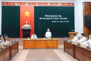 Tỉnh Quảng Trị tổ chức họp báo, thông tin về tình hình KT-XH.