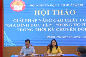 Hội thảo nhằm tìm các giải pháp xây dựng, nâng cao chất lượng “Gia đình học tập”, “Dòng họ học tập” trong thời kỳ chuyển đổi số.
