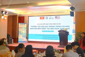 Hội nghị tổng kết dự án “Hướng tới Giáo dục phòng tránh tai nạn bom mìn bền vững cho học sinh.