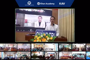 Chương trình tập huấn có sự tham gia của gần 230 trường học ở Quảng Trị. Ảnh: VNF