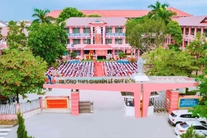 Gần 300 chỉ tiêu vào lớp 10 Trường THPT chuyên Lê Quý Đôn Quảng Trị.