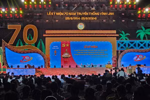 Huyện Vĩnh Linh kỷ niệm 70 năm và đón nhận Huân chương Độc lập hạng Nhì.