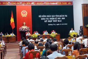 HĐND tỉnh Quảng Trị khóa VIII tiếp tục kỳ họp thứ 2.