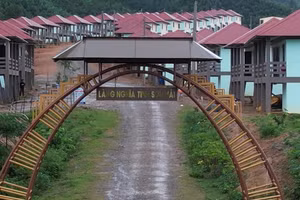 Bản làng Nghĩa tình Sơn Hải ở xã biên giới Hướng Lập, Hướng Hóa, Quảng Trị.