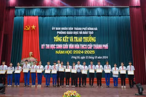 Học sinh TP Đông Hà luôn chiếm số lượng cao trong kỳ thi học sinh giỏi. 
