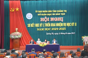 Quảng Trị tổ chức Hội nghị sơ kết học kỳ I, triển khai nhiệm vụ học kỳ II, năm học 2024-2025.