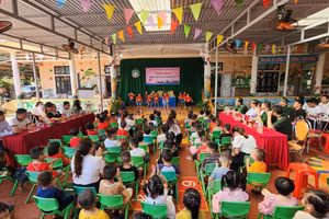 Cơ sở vật chất trường học các địa bàn miền núi Quảng Trị ngày càng đồng bộ, cơ bản đáp ứng yêu cầu giáo dục.