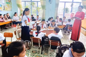 Trường TH&THCS Bùi Dục Tài luôn chú trọng việc bồi dưỡng học sinh giỏi.