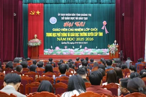 Hội thi giáo viên chủ nhiệm (GVCN) lớp giỏi cấp tỉnh dành cho bậc THPT và giáo dục thường xuyên.