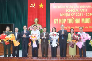 Quảng Trị miễn nhiệm nhiều Uỷ viên UBND tỉnh.