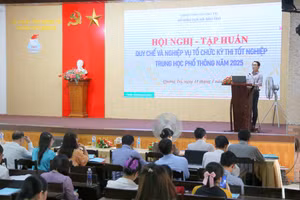 Sở GD&ĐT Quảng Trị tổ chức Hội nghị tập huấn về quy chế và nghiệp vụ tổ chức Kỳ thi tốt nghiệp THPT năm 2025.