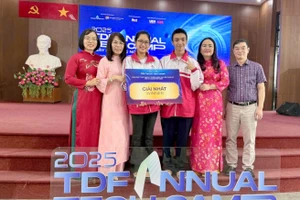 Dự án EchoMind (Trường THPT chuyên Lê Quý Đôn) đạt giải Nhất sân chơi AI Hackathon.