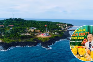 Xây dựng đặc khu Cồn Cỏ mạnh về kinh tế, vững về quốc phòng, an ninh là mục tiêu quan trọng giai đoạn tới.