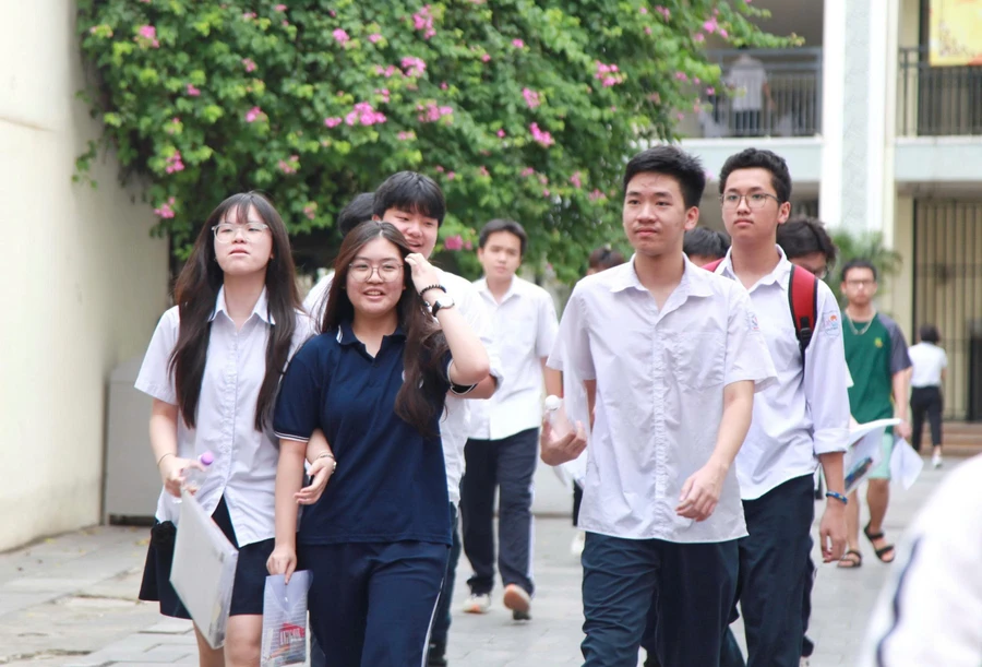 Thí sinh Hà Nội thi vào lớp 10 năm 2025. Ảnh: Vân Anh.