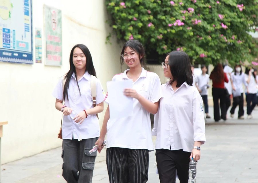 Thí sinh Hà Nội thi vào lớp 10 năm 2025. Ảnh: Vân Anh.