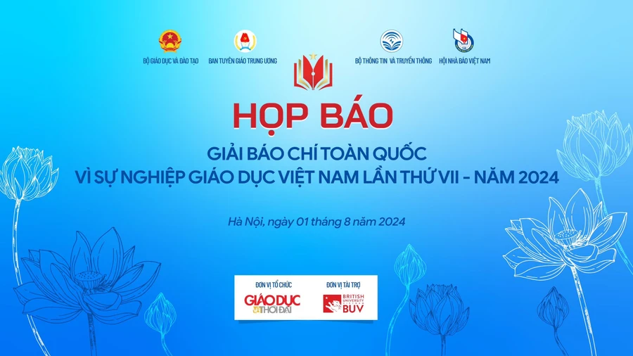 Khởi động Giải báo chí toàn quốc Vì sự nghiệp Giáo dục Việt Nam năm 2024