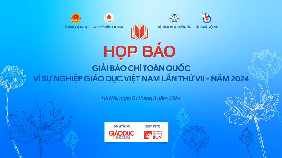 Khởi động Giải báo chí toàn quốc Vì sự nghiệp Giáo dục Việt Nam năm 2024